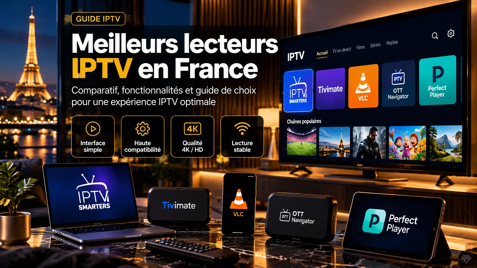 Meilleurs lecteurs IPTV en France